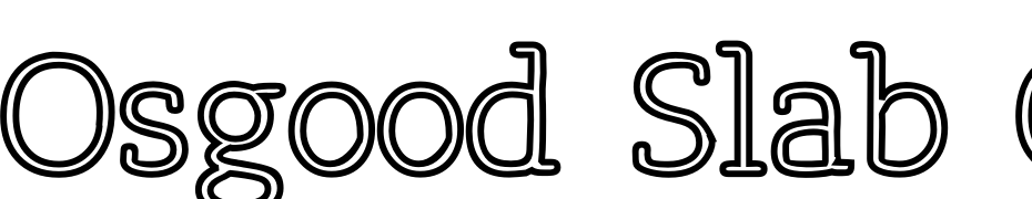 Osgood Slab Outline Bold Font Download Free